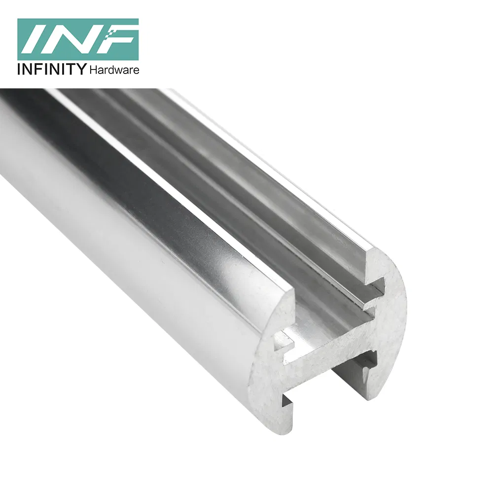 Customization Brass Shower Hardware Track Sliding Door Sliding Glass Door Stainless Steel Rail Track