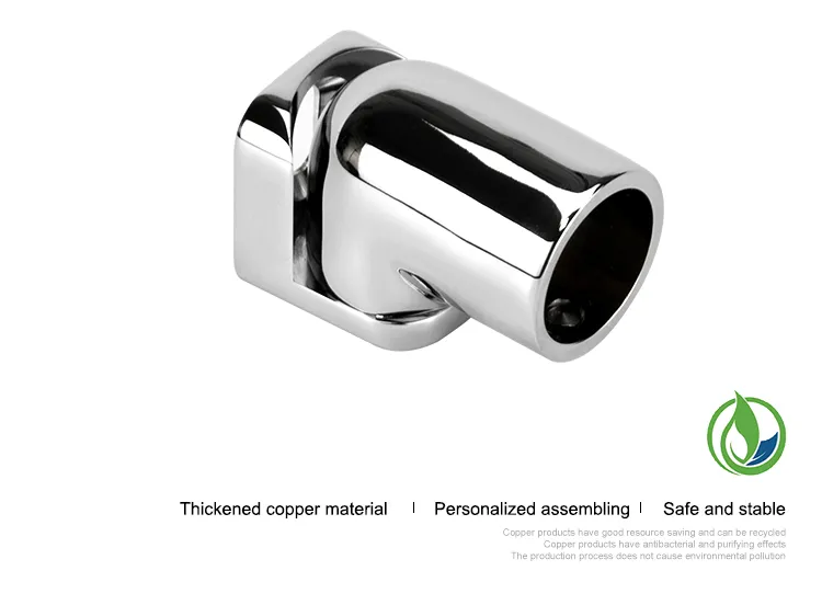 19mm Brass Round Tube Connector View 2