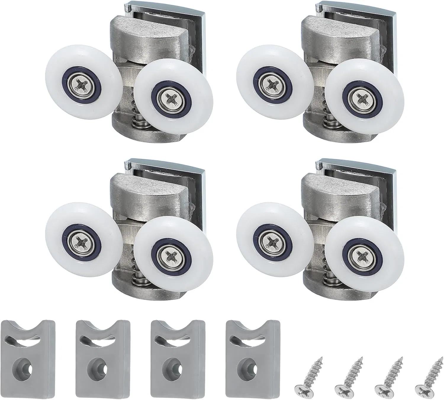 304 Stainless Steel Bottom Wheels 25mm Shower Door Rollers