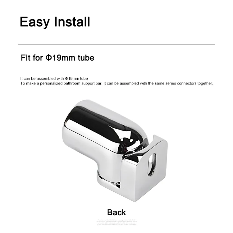 19mm Brass Round Tube Connector View 7