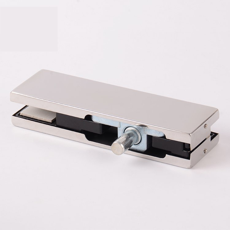 Keyi Metal V-211 Stainless Steel Door Clamp Glass Fittings Glass Door Top Pivot Patch Fitting