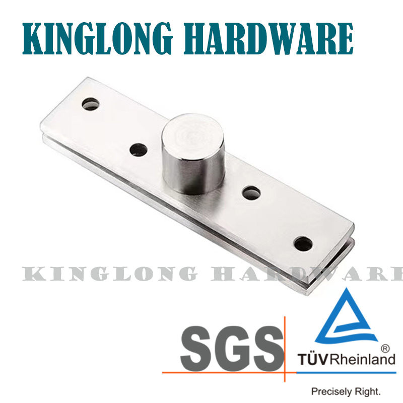 Stainless Steel Glass Door Pivot Systems Patch Fitting Glass Wooden Swing Door Floor Spring Core Pivot