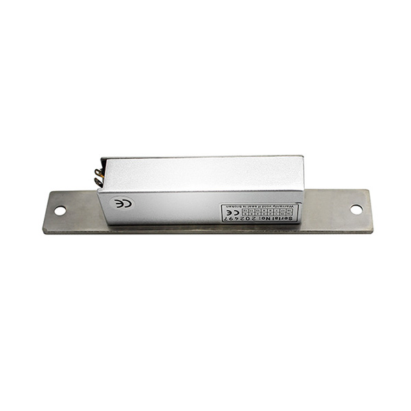 Wide Mouth Type Glass Door Electric Strike Lock with Lock Status Sensors