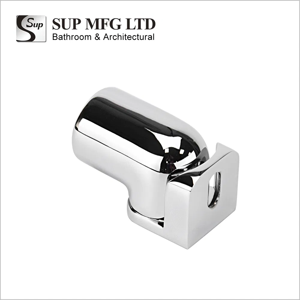 Frameless Glass Door 19mm Brass Round Tube Connector