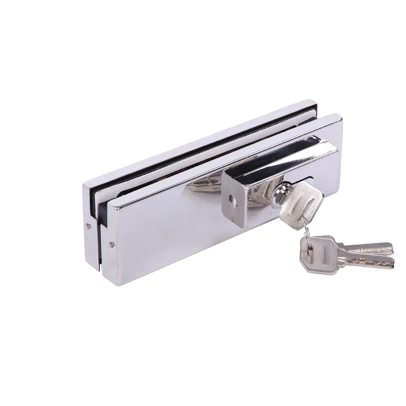 Glass Door Hardware Patch Us-10 Glass Door Stainless Steel Patch Lock Fitting