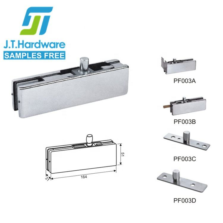 Stainless Steel Casting Clamp Bottom Patch Fitting Set Glass Door Fitting