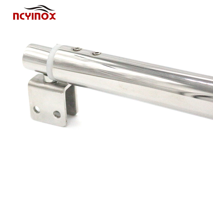 Adjustable Glass Shower Door Support Bar 360 Degree Angle Stainless Steel 304