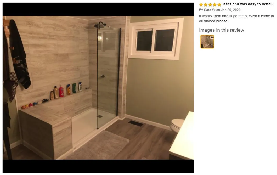 Shower Door Support Bar 4