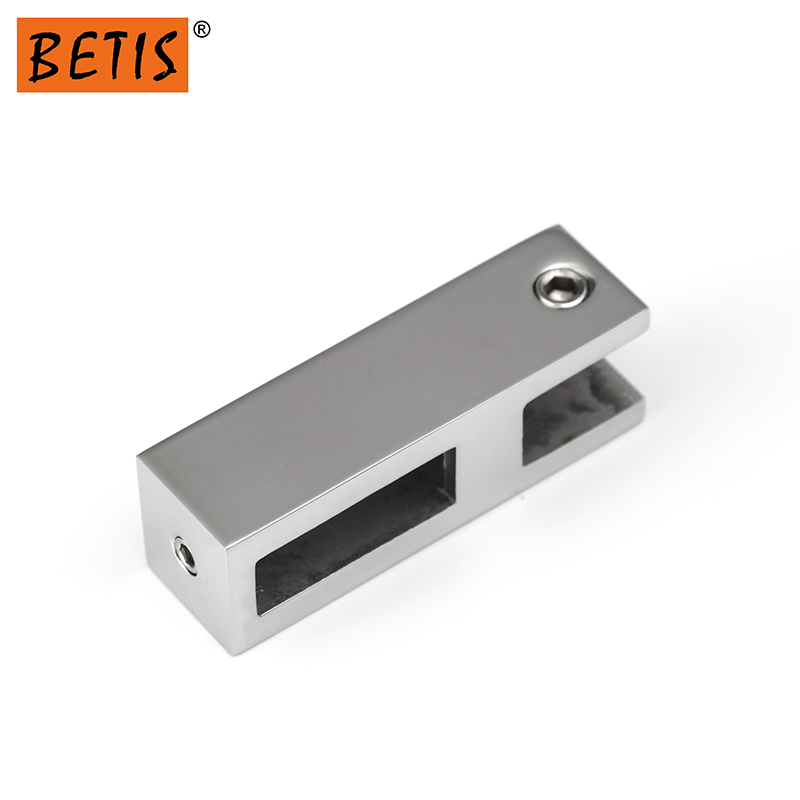 OEM Frameless Factory Direct Sale Glass Door Clamp Stainless Steel Polished Finish Support Bar Connector