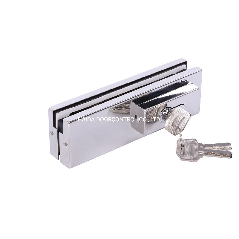 Aluminum Alloy Ss 304 Glass Door Accessory Lock Patch Fitting