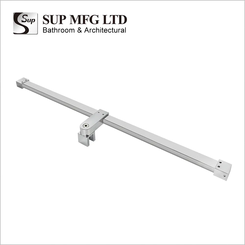 10X20mm T-Shaped Brass Bathroom Hardware Glass Door Fixing Bracket Rectangular Support Bar