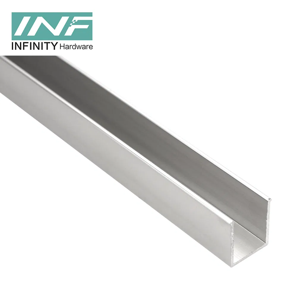 Hotel Home Shower Sliding Door Stainless Steel Hardware Shower Room Glass Sliding Door Brass Top Track