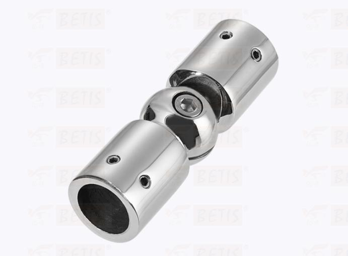 OEM Frameless Tempered Glass Door Hardware Bathroom Accessories Shower-Enclosure Hardware Pipe Fitting 304-Stainless-Steel Support Bar Tube Pipe Connector