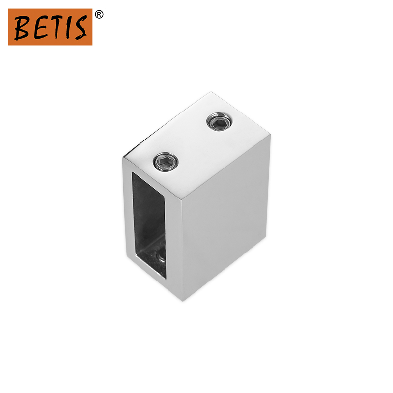 OEM Frameless Tempered Glass Door Hardware Bathroom Accessories Shower Room Polished Finish SUS304 Stainless Steel Tube Connector for 10X30 Tube