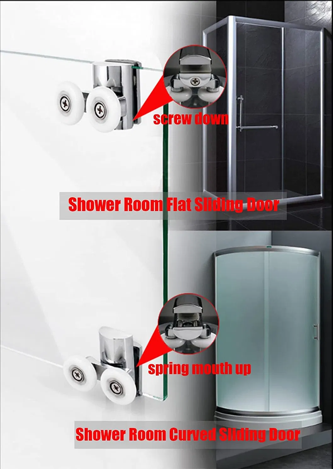 Shower Door Hardware Detail