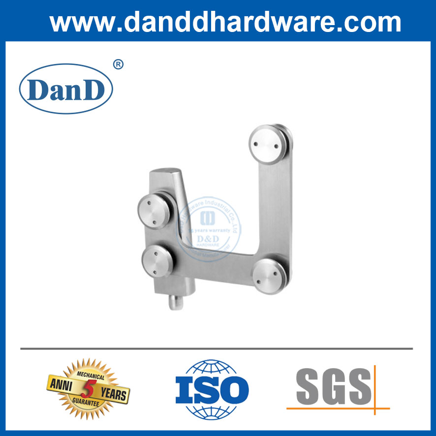 Stainless Steel Fitting Curving Connector Pivot for Glass Door System
