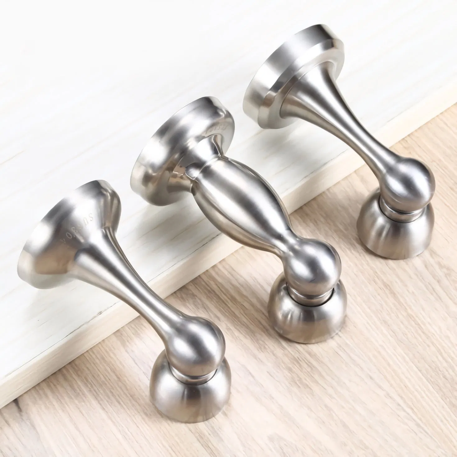 Door Stopper Stainless Steel 304 European Style for Glass Doors and Wood Doors