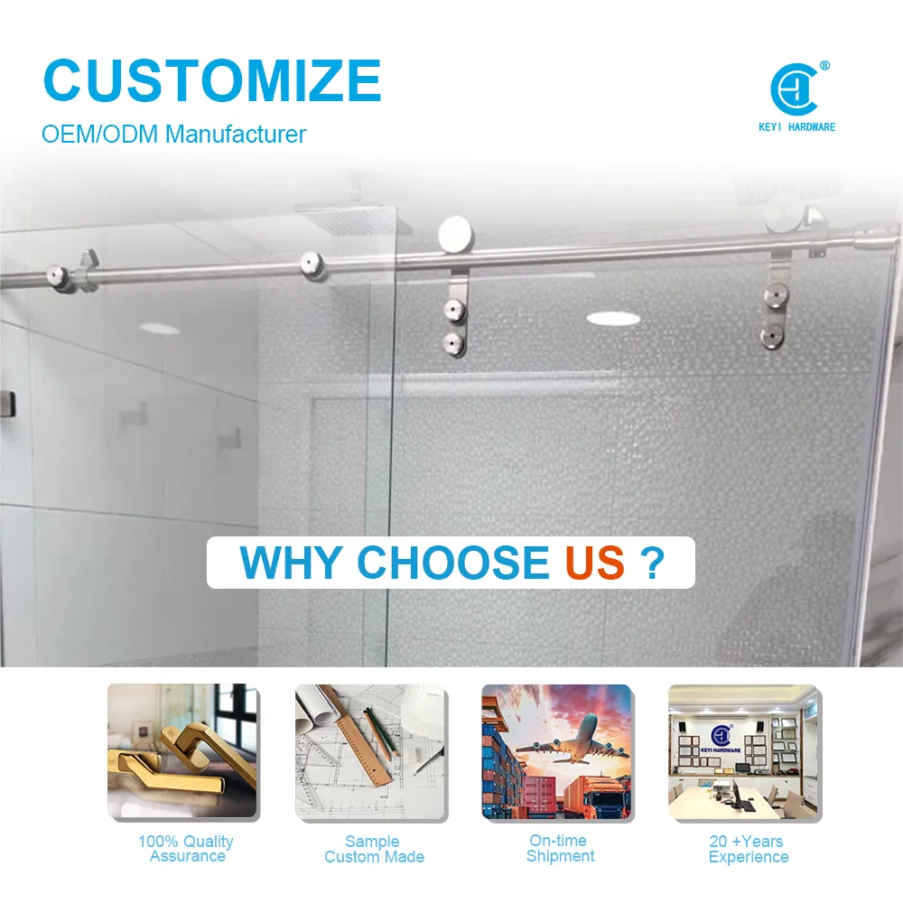 Bathroom Glass Shower Door Roller