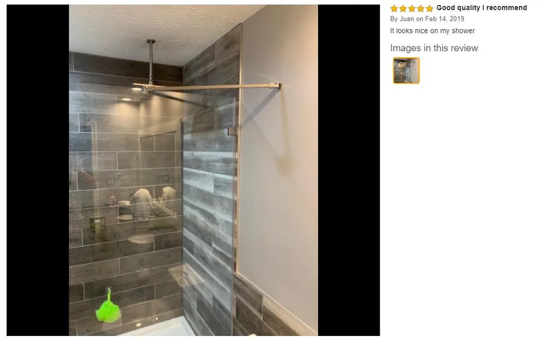 Shower Door Support Bar 5