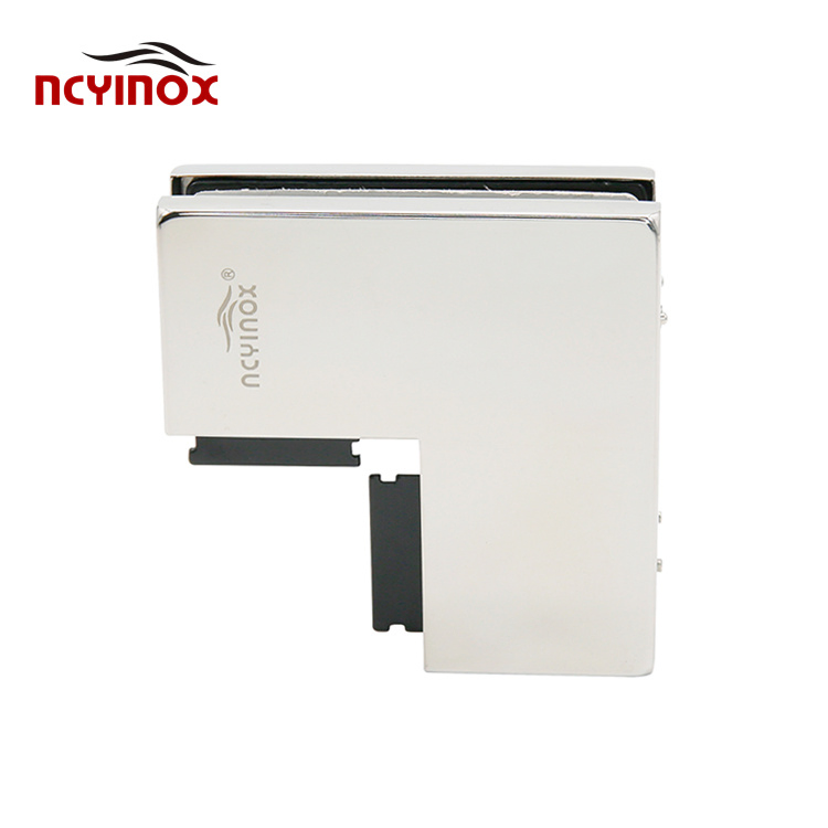 Door Hinge Glass Door Connector Stainless Steel L Patch Fittings