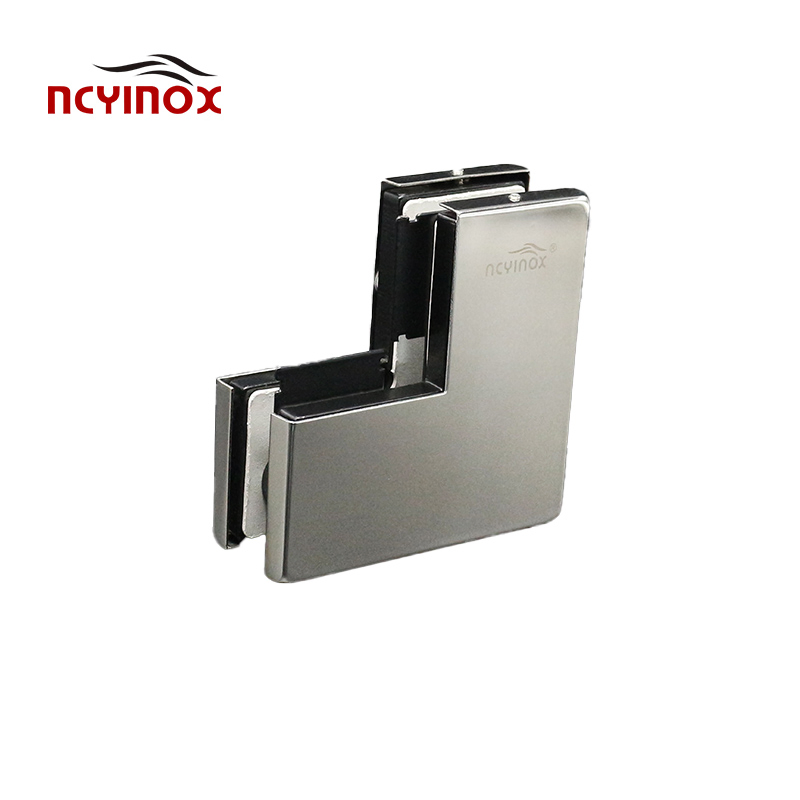 Door Hinge Glass Door Connector Stainless Steel L Patch Fittings