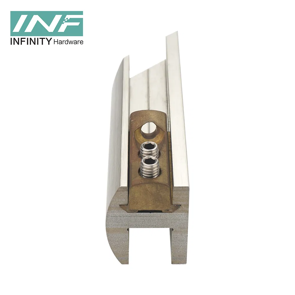 High Quality Modern Design Factory Priced Brass Hardware Shower Glass Door Roller Lower Rollers Sliding Door Roller Track