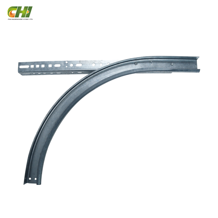 Cheapest Industrial Vertical Hardware Curved Track Rollformer Sliding Sectional Garage Track for Sliding Glass Door