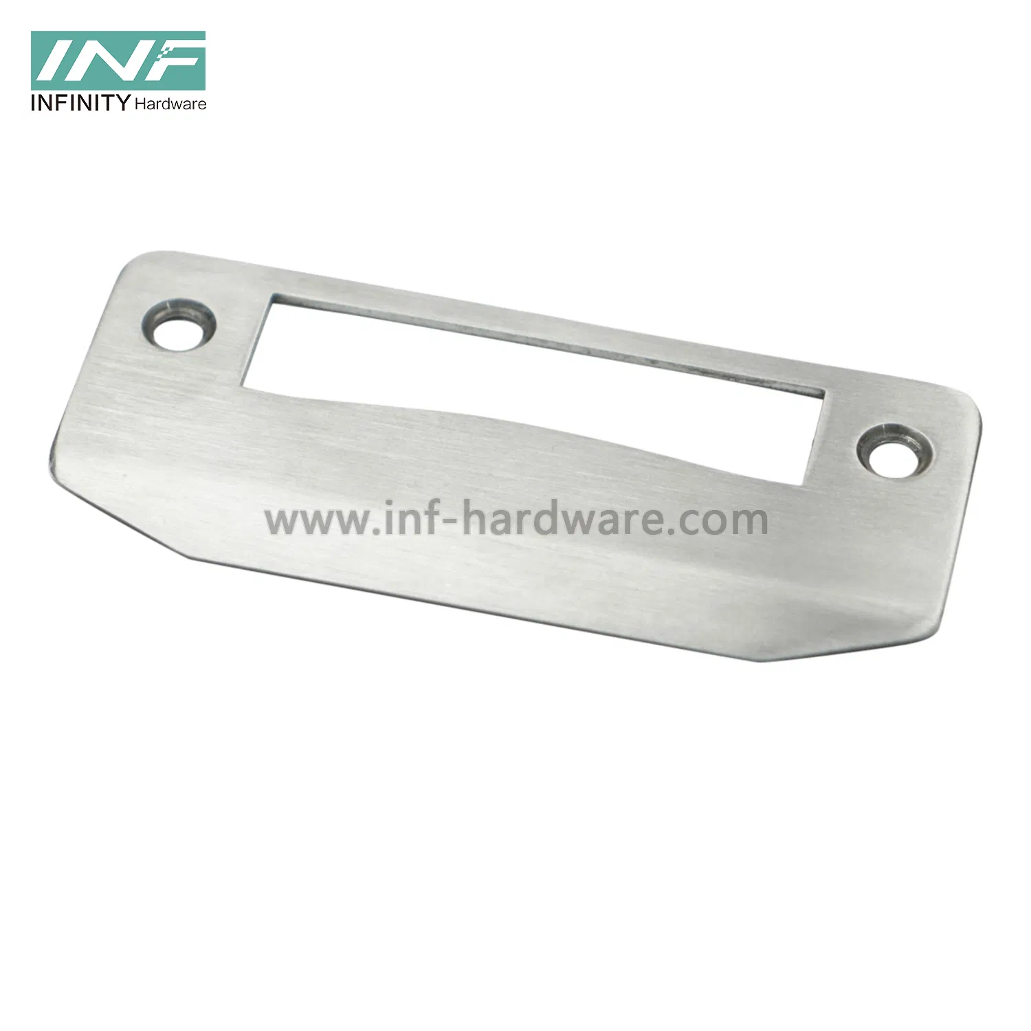 Glass Door Floor Hydraulic Strike Plate in Lock Patch Fitting