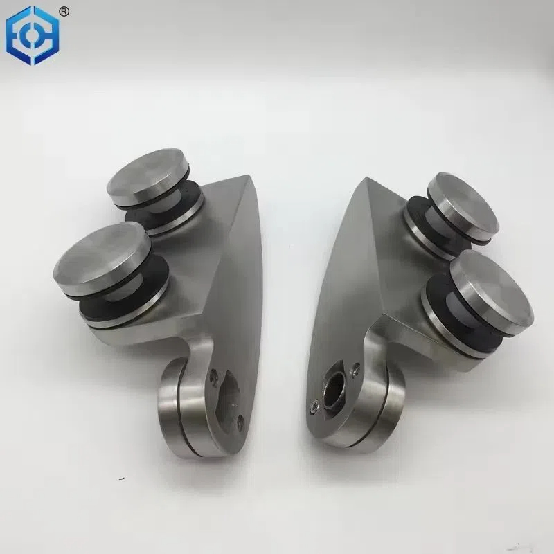 Offset Bottom Pivot to Suit 10-12mm Thick Glass-Ss-Right