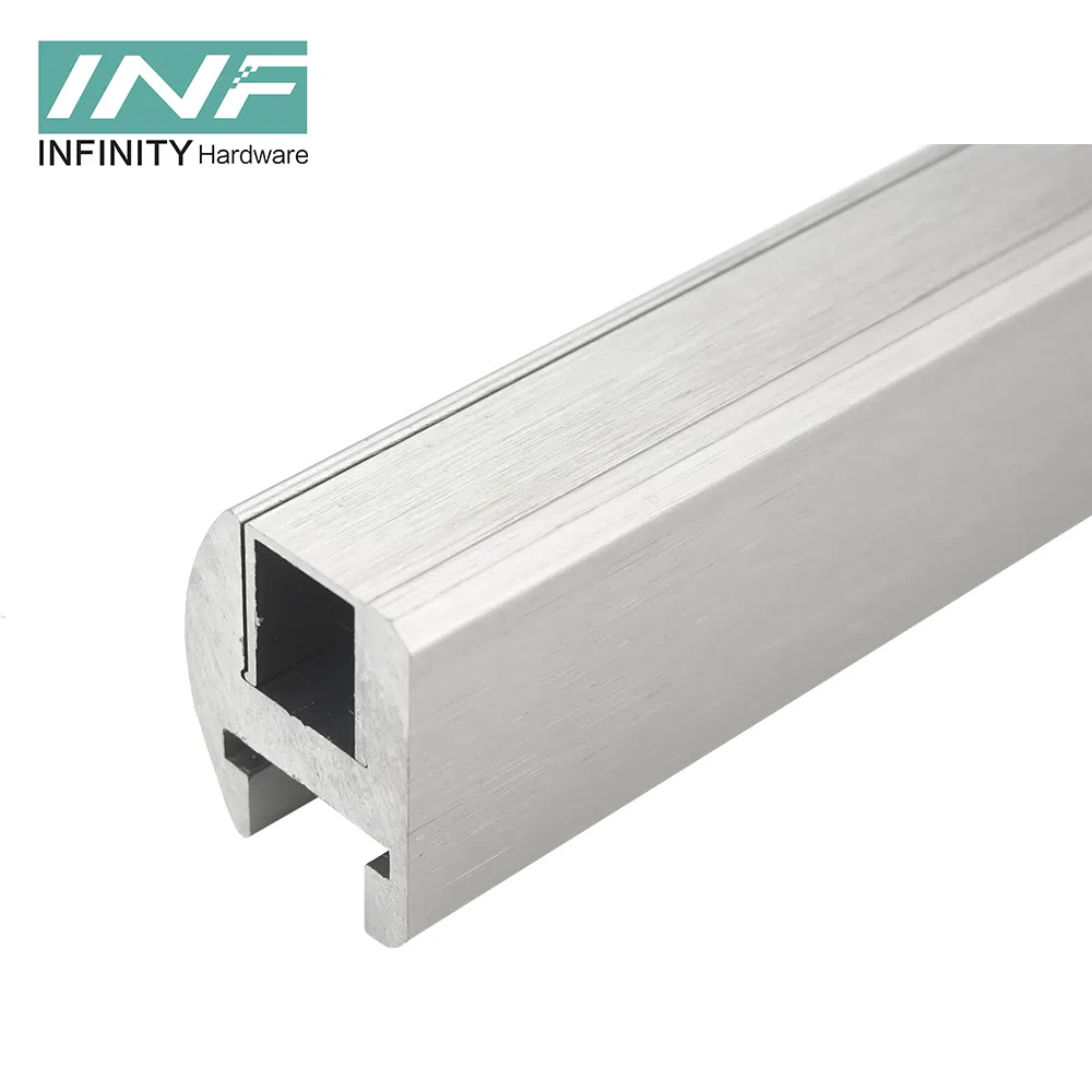 Heavy Duty Sliding Door Tracks and Rollers System Shower Sliding Glass Door Hanging Top Wheel Rail