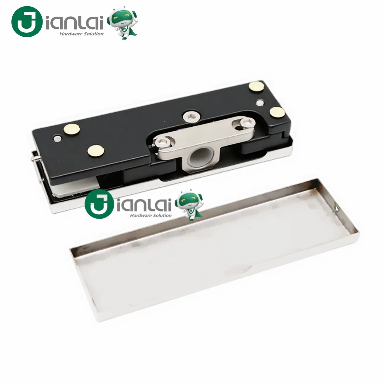 Patch Fittings with Floor Hinges Patch Panel Pivot Glass Door Hinge Patch