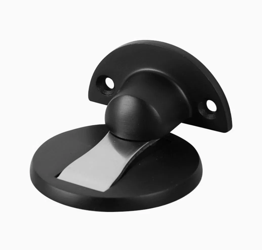 Stainless Steel Magnetic Door Stopper Hidden Toilet Glass Door Stop Holder Furniture Hardware