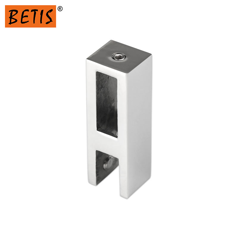 OEM Frameless Factory Direct Sale Glass Door Clamp Stainless Steel Polished Finish Support Bar Connector