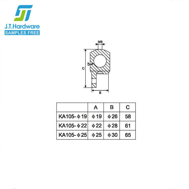 Brass Shower Room 19mm Pipe Tube to Glass Door Stopper Support Bar Fittings Knighthead Accessories Connector
