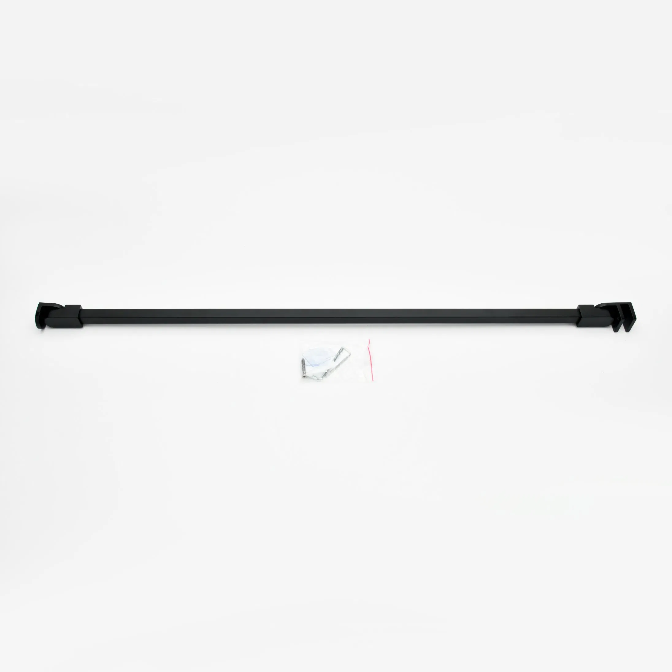 Sanipro Black Color Stainless Steel Shower Room Accessories Bathroom Partition Bar Glass Door Fixed Support Bar