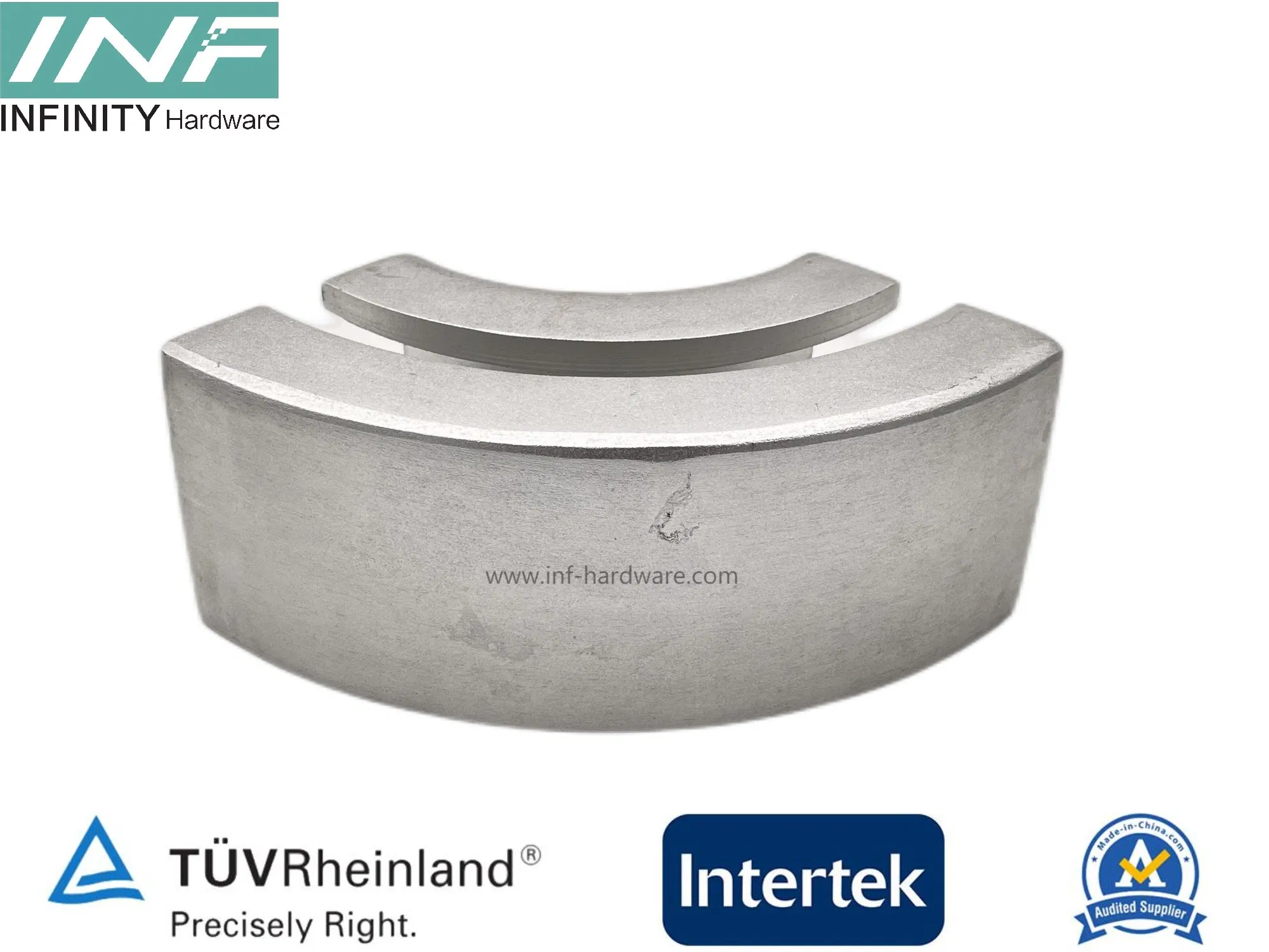 Heavy Duty Sliding Folding Glass Door System Top Track with Curve U Shape and Straight Track