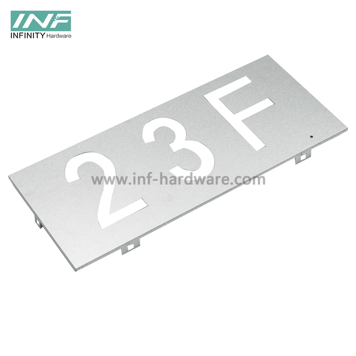 Brass&Aluminum Glass Fitting Hardware Ironmongery Number Plate