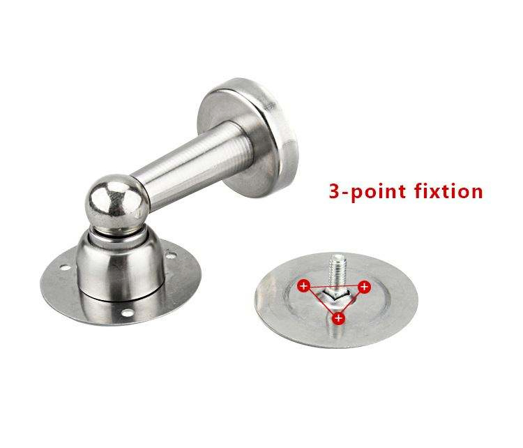 Automatic Door Holders Hidden Thread Magnetic Door Holders Catch Floor Stainless Steel Glass Door Stopper