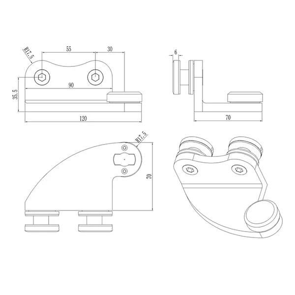 Glass Door Pivot Hinge