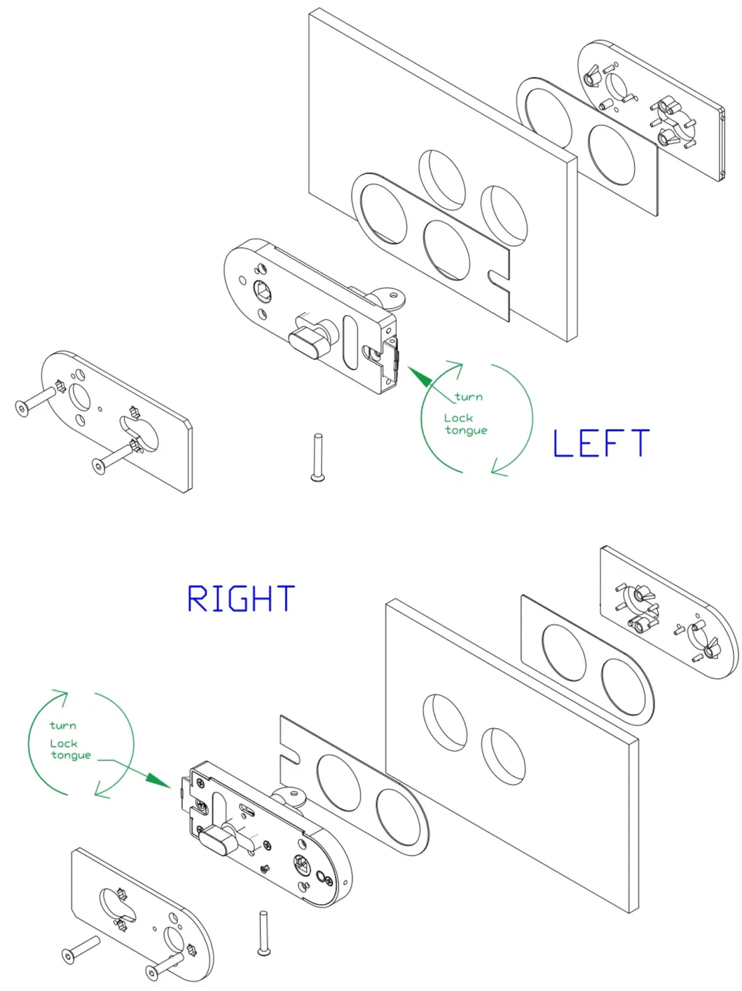 High-Quality Stainless Steel Hotel Door Lock
