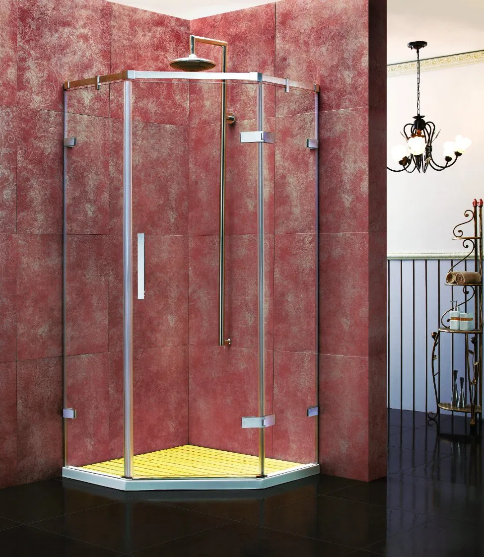 OEM Frameless Tempered Glass Door Hardware 304-Stainless-Steel Sliding Bathroom Enclosure Accessories Fixed-Panel Wall-to-Glass Support Bar