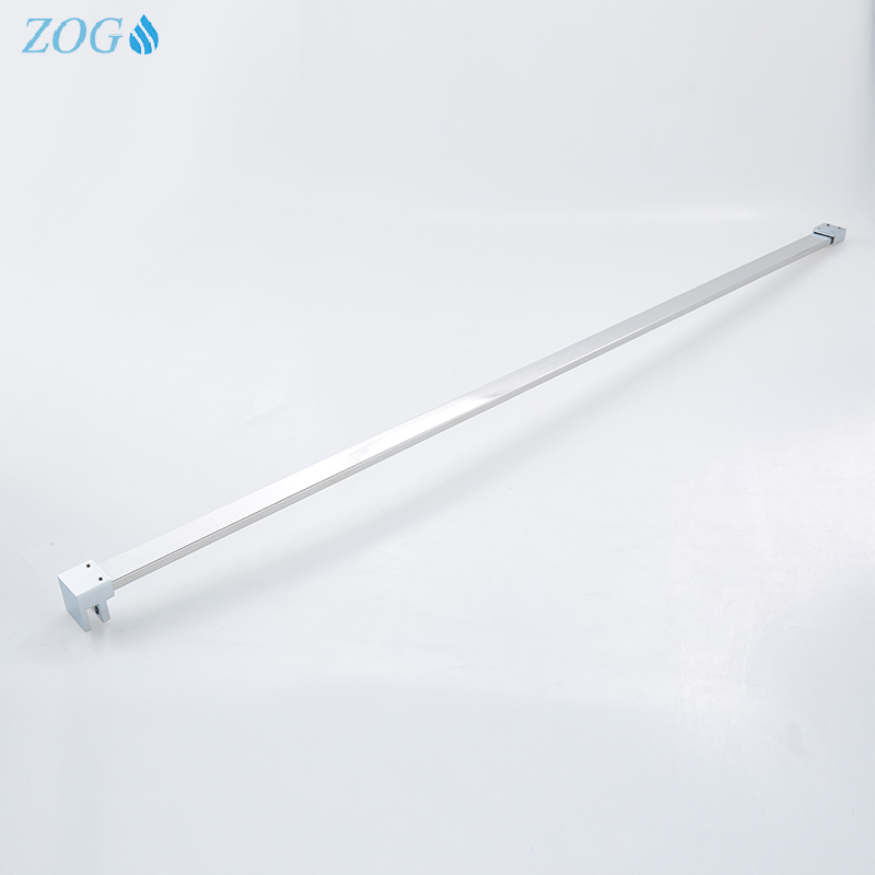 Bathroom Accessories Glass Shower Door Stainless Steel Square Support Bar