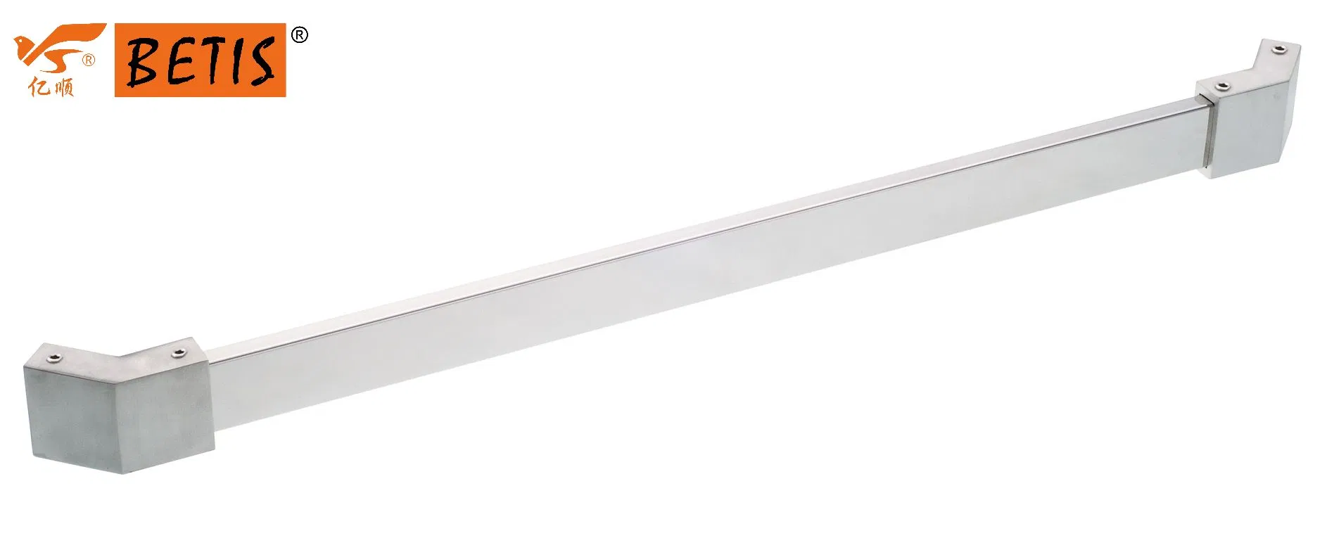 OEM Bathroom Accessories Shower Glass Door Fiitings High-Quality ASTM-Standard Stainless-Steel Shower Glass Hardware Top Support Bar