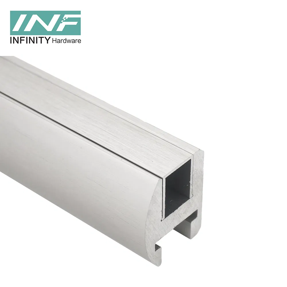 Heavy Duty Sliding Door Tracks and Rollers System Shower Sliding Glass Door Hanging Top Wheel Rail