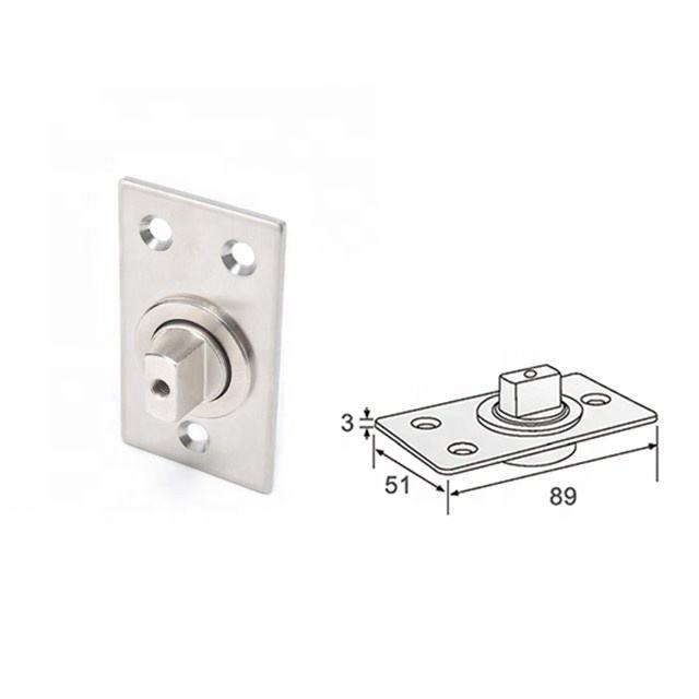 Factory Direct Sale Stainless Steel 304 Frameless Glass Swing Door Spring Pivot