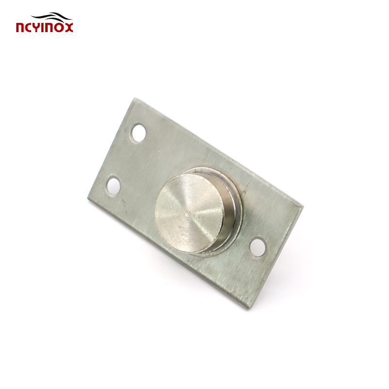 Small Floor Mounted Free Swinging Pivot Stainless Steel Frameless Glass Swing Door Spring Pivot