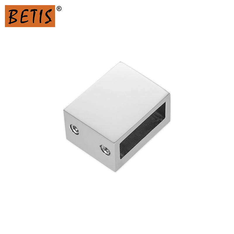 OEM Frameless Tempered Glass Door Hardware Bathroom Accessories Shower Room Polished Finish SUS304 Stainless Steel Tube Connector for 10X30 Tube