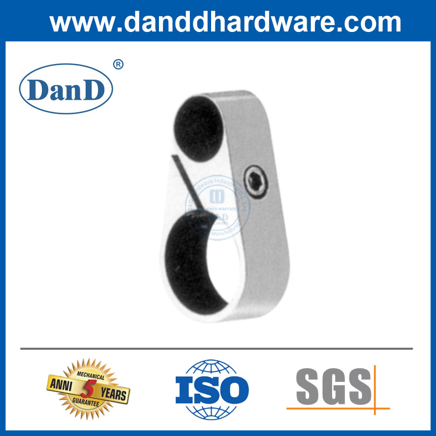 Stainless Steel Frameless Glass Sliding Door Hardware Door Stopper