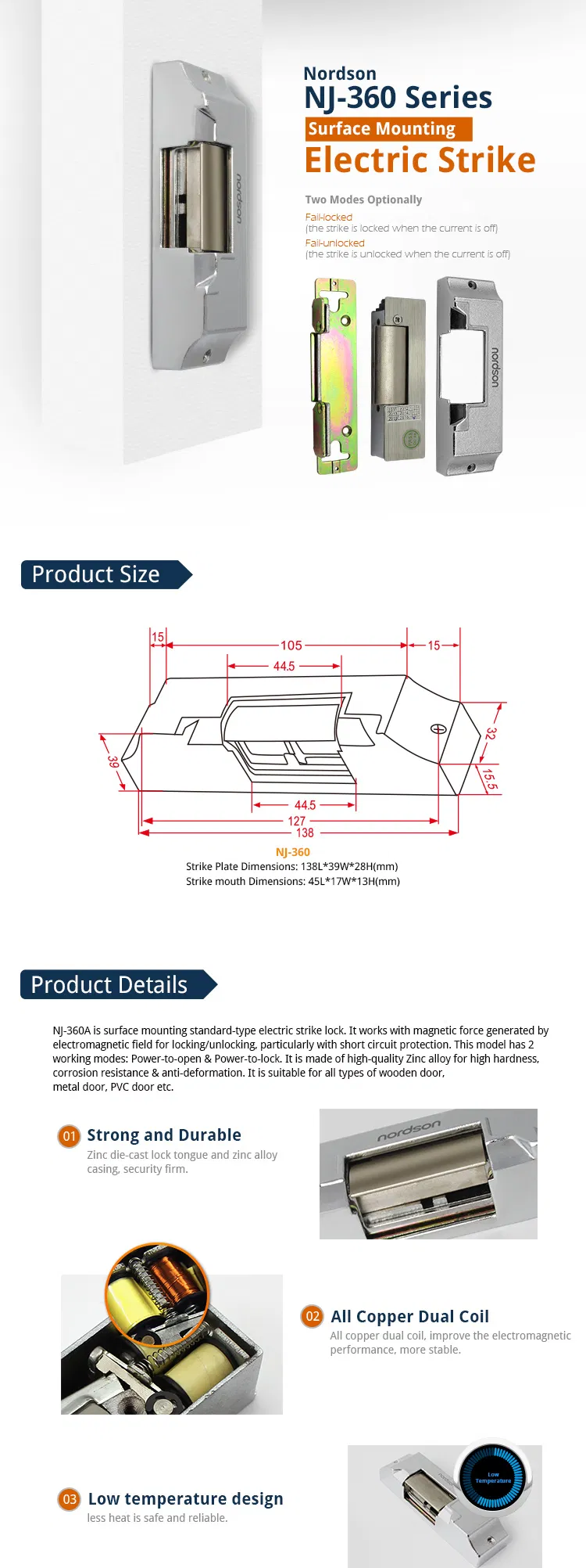 Electric Strike Lock Features
