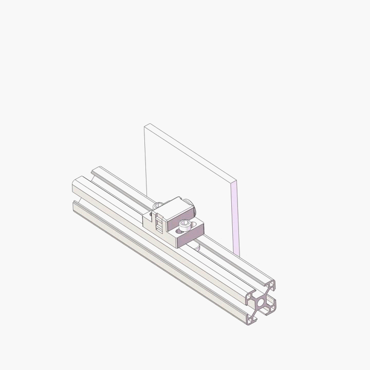 Aluminium Profile a Series Quick Latching Nylon Magnetic Catch #3170